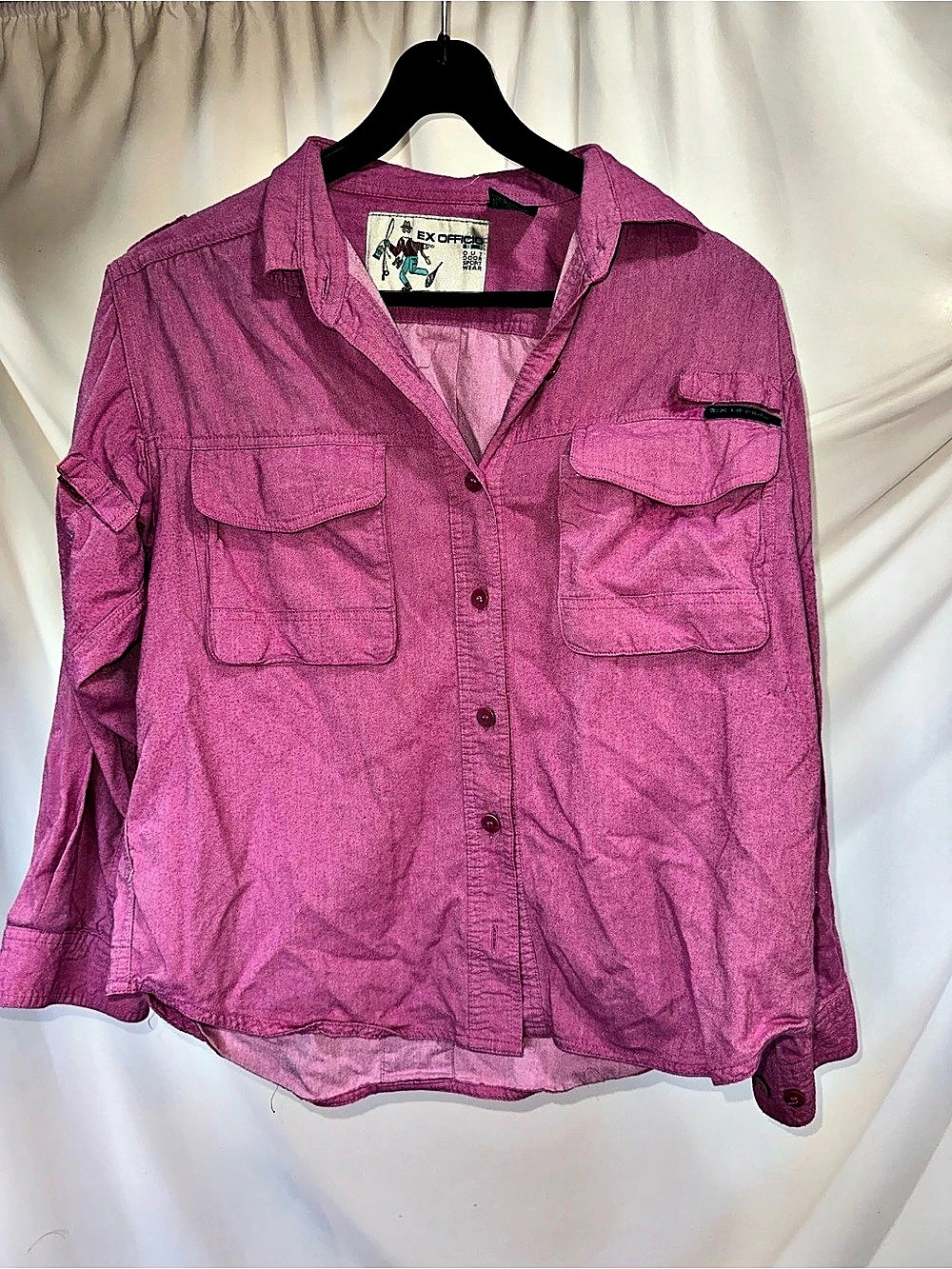 Vintage Pink Utility Shirt